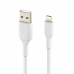 Cable USB a Lightning Belkin CAA002BT0MWH Blanco 15 cm (1 unidad)