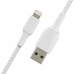 Cable USB a Lightning Belkin CAA002BT0MWH Blanco 15 cm (1 unidad)