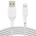 Cable USB a Lightning Belkin CAA002BT0MWH Blanco 15 cm (1 unidad)