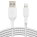 Cable USB a Lightning Belkin CAA002BT0MWH Blanco 15 cm (1 unidad)