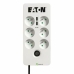 Power Socket - 6 Sockets with Switch Eaton PB6UF White (1,5 m)