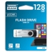 Memória USB GoodRam UTS2-1280K0R11 128 GB 128 GB Preto Preto/Prateado (1 Unidade)