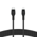 Câble USB-C vers Lightning Belkin CAA011BT2MBK Noir 2 m (1 Unité)