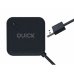 Hub USB Quick Media QMH304PB Crna