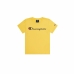 Camiseta de Manga Corta Infantil Champion Crewneck Amarillo