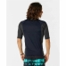 Maglia a Maniche Corte Uomo Rip Curl Waves pf Nero