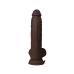 Realistični vibrator Shaft C 9.5 - MAHOGANY