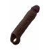 Realistični vibrator Shaft MAHOGANY