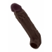 Realistische Vibrator Shaft MAHOGANY