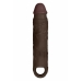 Realistische Vibrator Shaft MAHOGANY