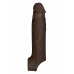 Realistische Vibrator Shaft MAHOGANY