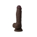 Realistische Vibrator Shaft A 7.5 - MAHOGANY