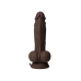 Vibrator realist Shaft A 7.5 - MAHOGANY