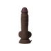 Realistische Vibrator Shaft A 7.5 - MAHOGANY