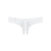 Hvite truser med albastikkblonder Obsessive OBS-8208991-S/M-OLD Hvit S/M