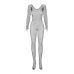 Hela kroppen Obsessive N109 Svart S/M/L