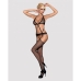 Body de corpo inteiro Obsessive 5019 Preto S/M/L