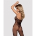 Body De Cuerpo Entero G308 (Talla única) Obsessive G308 S/M/L Negro