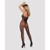 Bodystocking G308 (Egy méret) Obsessive G308 S/M/L Fekete