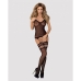 Bodystocking F214 S/M/L Obsessive F214 Sort S/M/L