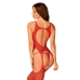 Body de corpo inteiro Obsessive N122 Vermelho S/M/L