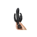 Vibrador Triple Curve Rabbit Happy Rabbit 01253 Preto