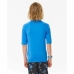 Camisola de Manga Curta Homem Rip Curl Wave pf Azul celeste