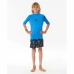 Camisola de Manga Curta Homem Rip Curl Wave pf Azul celeste