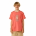 Heren-T-Shirt met Korte Mouwen Rip Curl Lost Island Oranje