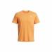 Kortærmet T-shirt til Mænd Under Armour Launch Mørk orange