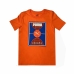 Barn T-shirt med kortärm Puma Bppo Basket Blank Ba Orange