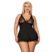 Baby-doll Obsessive Luvae Nero XXL/XXXL