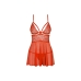 Babydoll Obsessive 838-BAB-3 Vermelho S/M