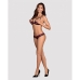 Ensemble de Lingerie Obsessive Tulia Noir L/XL