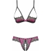 Set di Lingerie Obsessive Tulia Nero L/XL