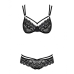 Conjunto de Lingerie Obsessive 860 Preto L/XL