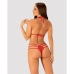 Conjunto de Lingerie Obsessive Giftella Vermelho S/M