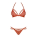 Underwear Set Obsessive 838-SET-3 Red S/M