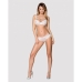 Set di Lingerie Obsessive 860 Bianco S/M