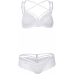 Conjunto de Lencería Obsessive 860 Blanco S/M