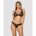 Conjunto de Lencería Obsessive Luvae Negro S/M