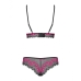 Ondergoed Set Obsessive Tulia Zwart S/M