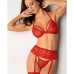 Conjunto de Lencería Obsessive 838-SEG-3 Rojo L/XL