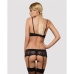 Lace Underwear Set Obsessive Wonderia Black S/M