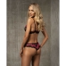 Ensemble de Lingerie Obsessive Tulia Noir L/XL