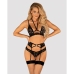 Set di Lingerie Obsessive Alessya Nero M/L