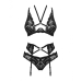 Ensemble de Lingerie Obsessive Alessya Noir M/L