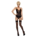 Stockings with Garter Obsessive S800 Black L/XL