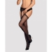 Stockings with Garter Obsessive E30854 Black S/M/L