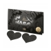 Copricapezzoli Flash Heart Black Bijoux Indiscrets 155 Nero